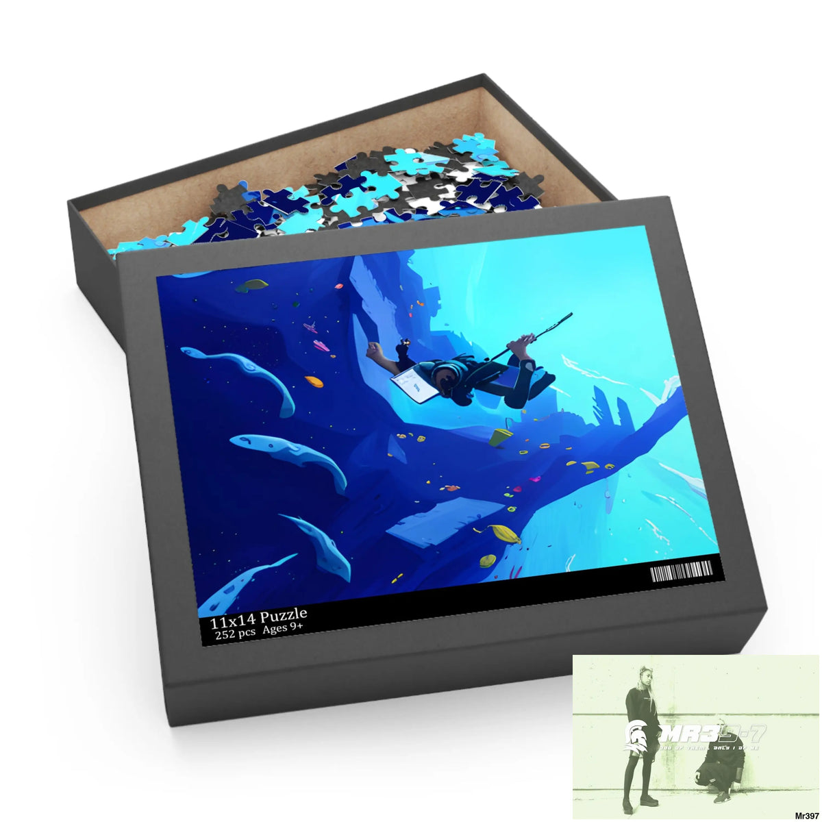 AI Special Dive Days Dahab to Eyton Window View #NO4 No 22 Gods Intervention Puzzle (120 252 500-Piece) Puzzle