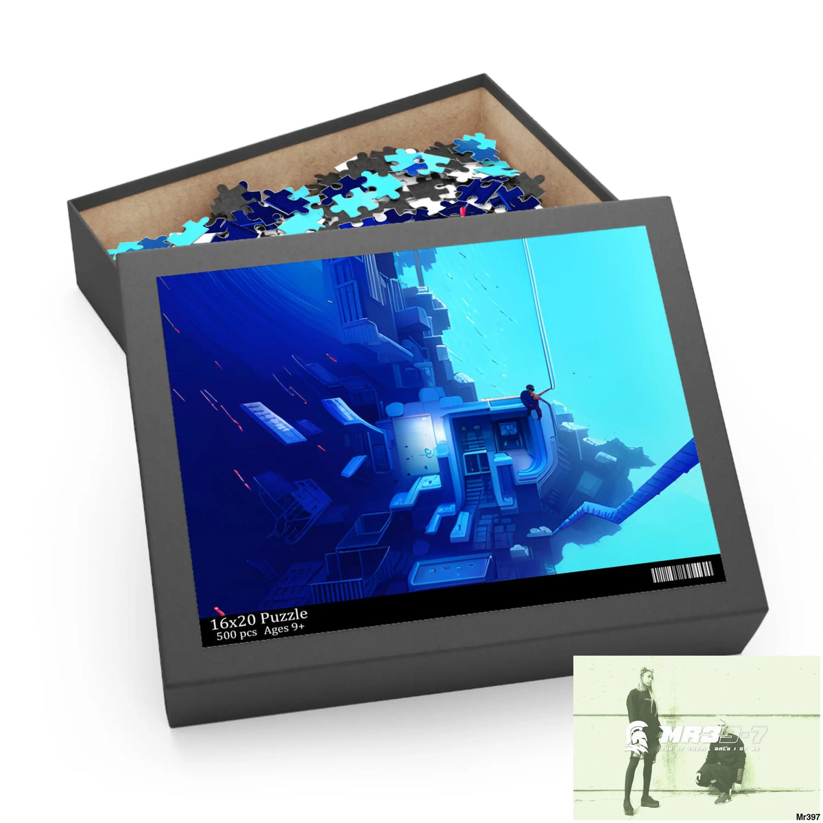 AI Special Dive Days Dahab to Eyton Window View #NO5 No 22 Gods Intervention Puzzle (120 252 500-Piece) Puzzle