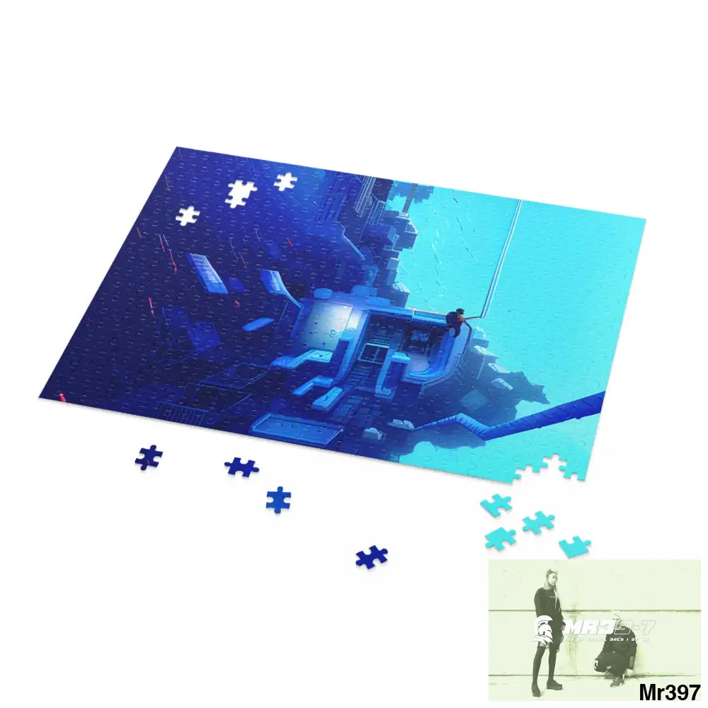 AI Special Dive Days Dahab to Eyton Window View #NO5 No 22 Gods Intervention Puzzle (120 252 500-Piece) Puzzle