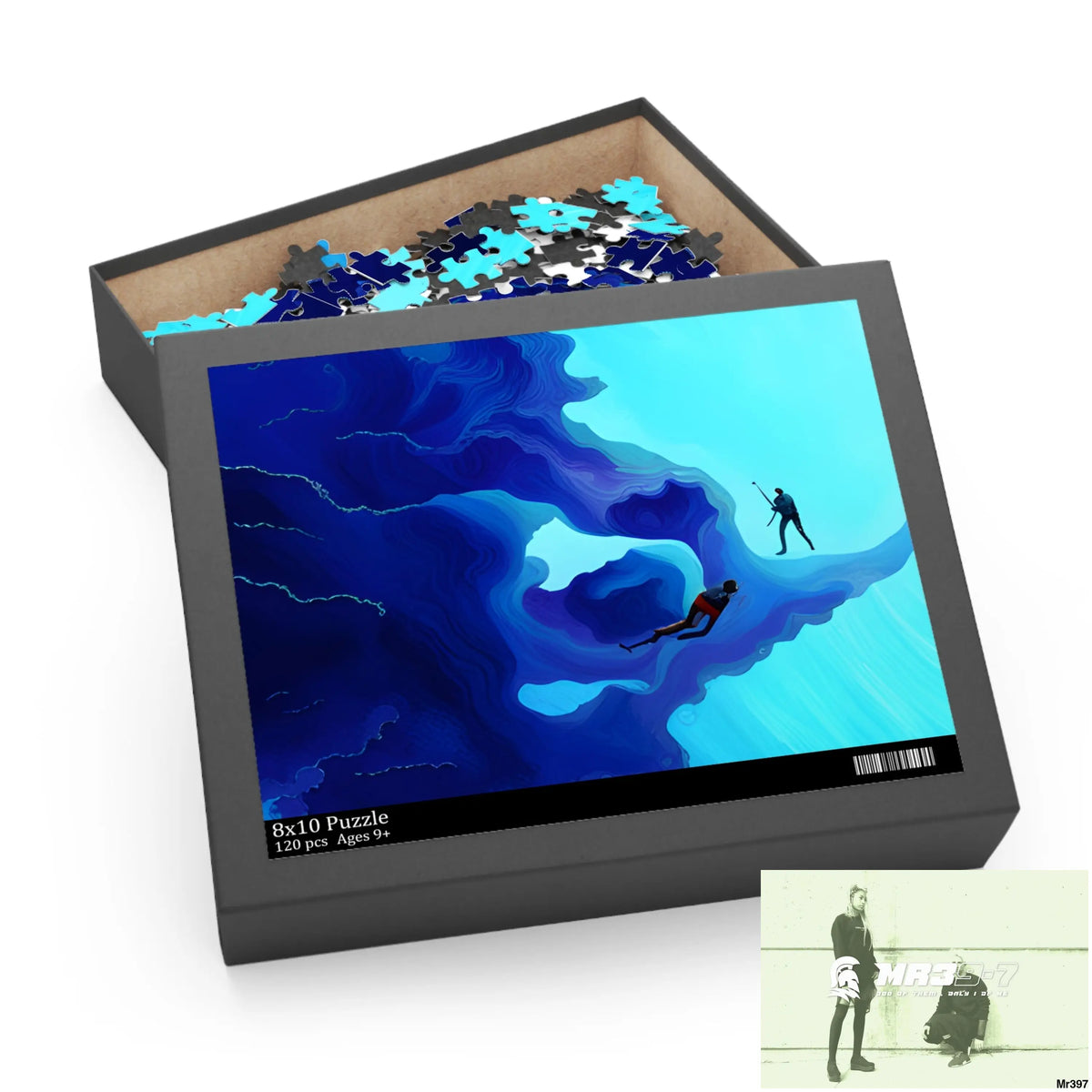AI Special Dive Days Dahab to Eyton Window View #NO6 No 22 Gods Intervention Puzzle (120 252 500-Piece) Puzzle