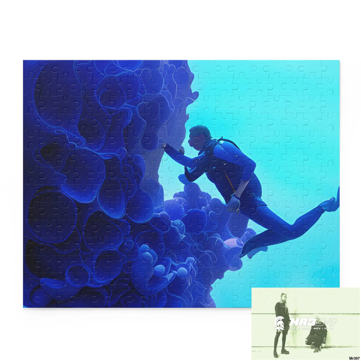 AI Special Dive Days Dahab to Eyton Window View #NO8 No Racism No 22 Gods Intervention Puzzle (120 252 500-Piece) 14’’