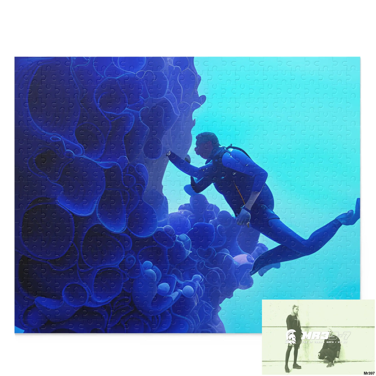 AI Special Dive Days Dahab to Eyton Window View #NO8 No Racism No 22 Gods Intervention Puzzle (120 252 500-Piece) 20’’