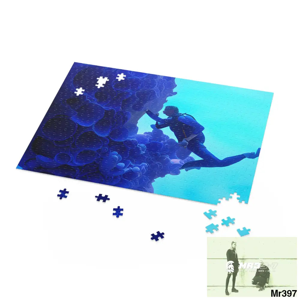 AI Special Dive Days Dahab to Eyton Window View #NO8 No Racism No 22 Gods Intervention Puzzle (120 252 500-Piece) Puzzle