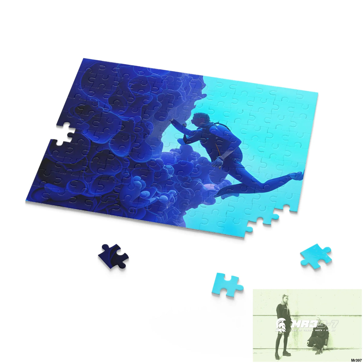 AI Special Dive Days Dahab to Eyton Window View #NO8 No Racism No 22 Gods Intervention Puzzle (120 252 500-Piece) Puzzle