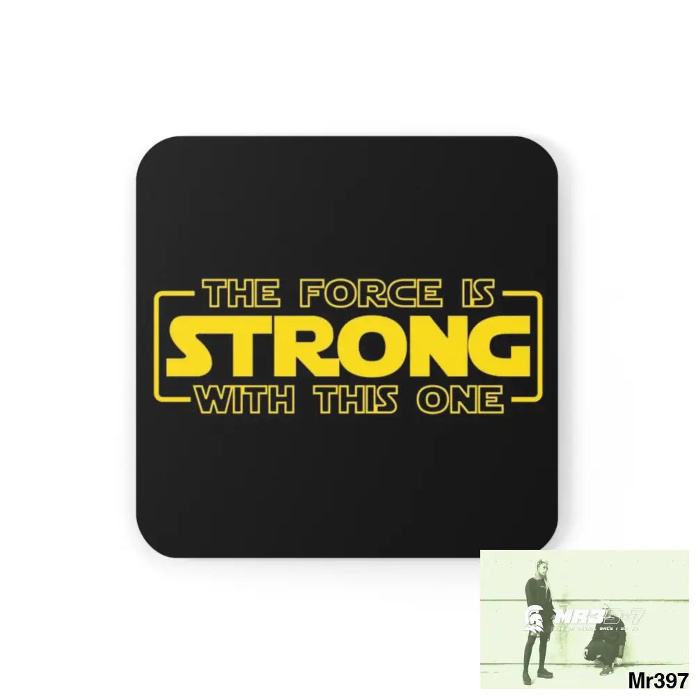 AI Star Wars mash up theme Corkwood Coaster Set Cork / 3.75’’ × 3.75’’ / Square Home Decor
