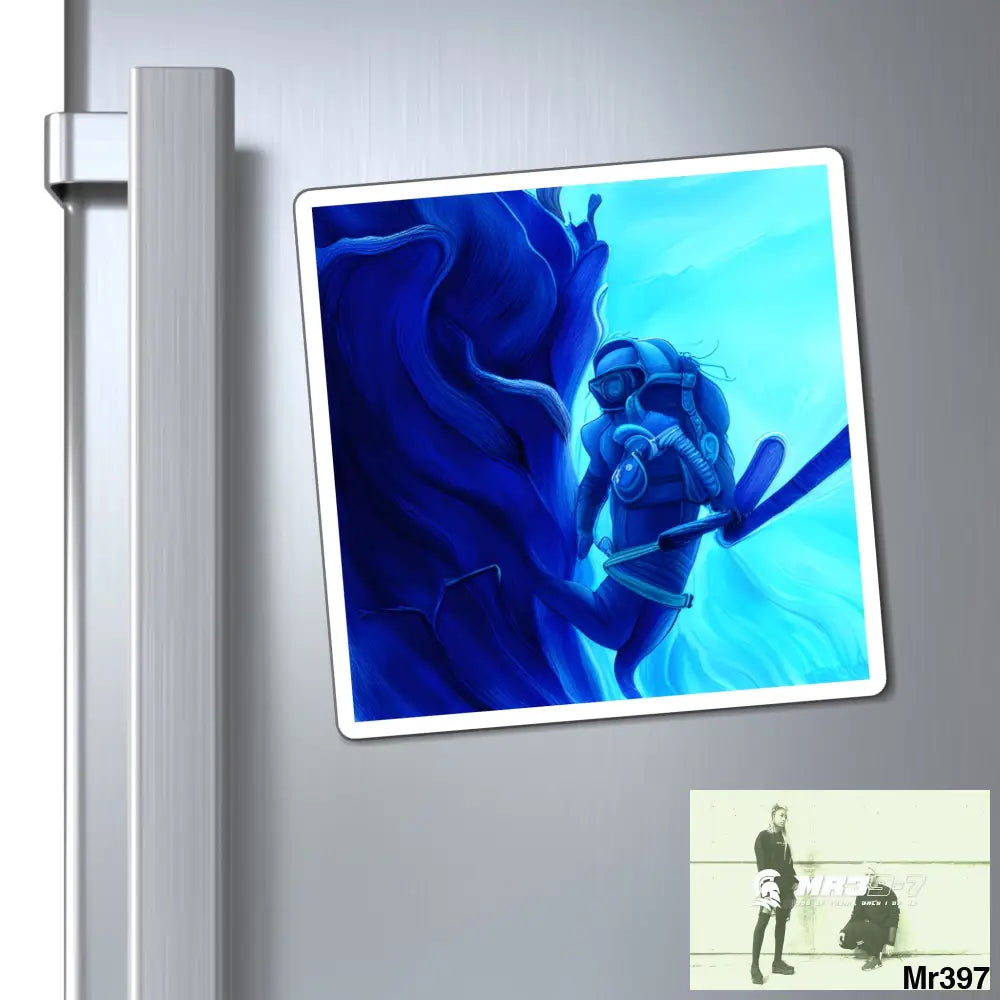 AI Theme -Scuba dive Vigilante Dahab Magnet Paper products