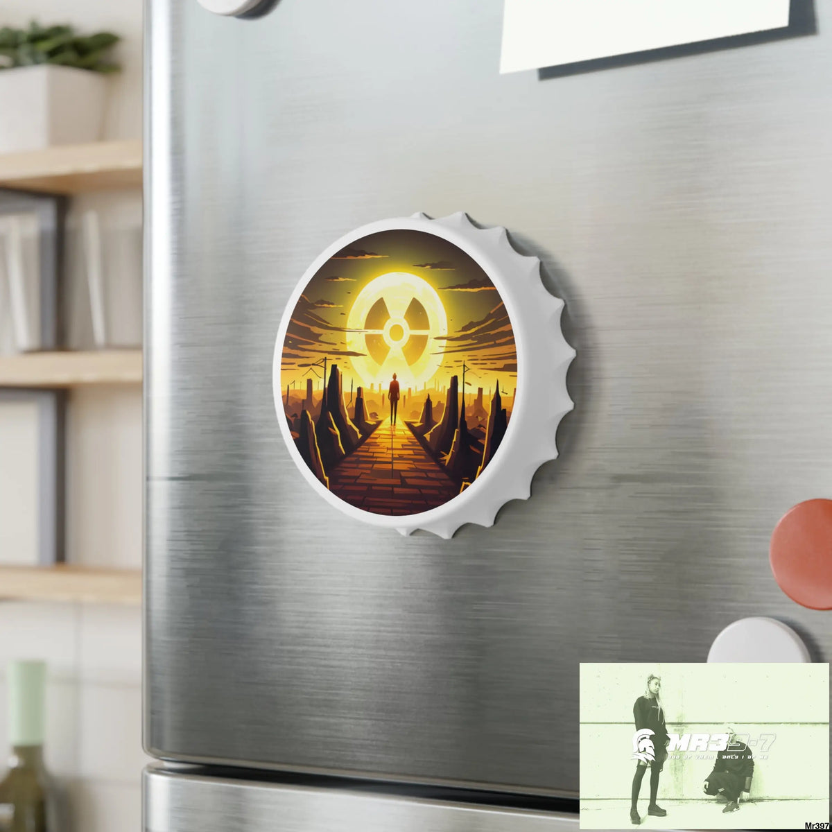 AI themed Radiation ]Attack 2014 Magnetic Bottle Opener One size / White Accessories