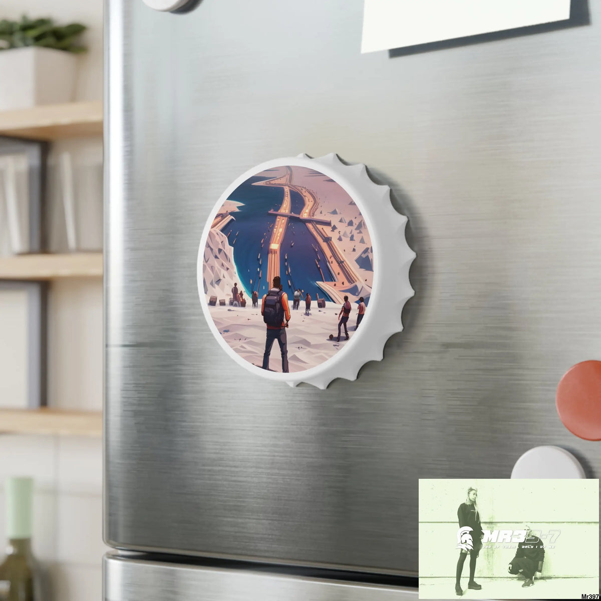 AI Themed Vigilante NE Africa Magnetic Bottle Opener One size / White Accessories
