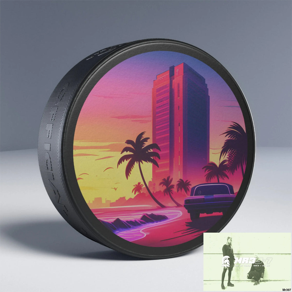 AI Vice theme Hockey Puck 3’’ Accessories
