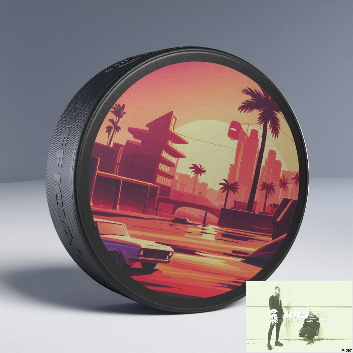 AI Vice theme Hockey Puck 3’’ Accessories