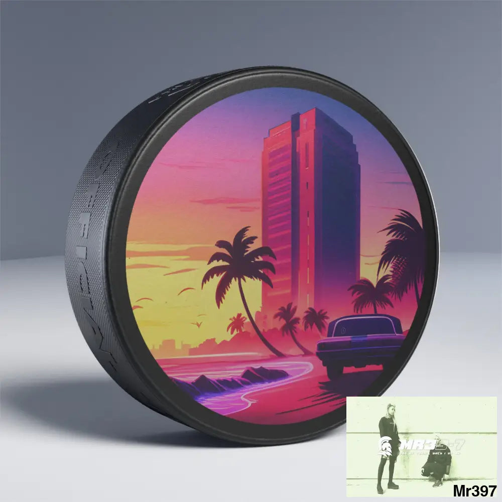 AI Vice theme Hockey Puck 3’’ Accessories