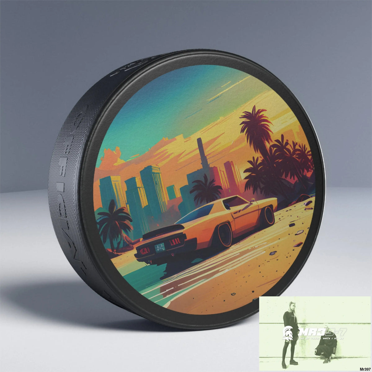 AI Vice theme Hockey Puck 3’’ Accessories