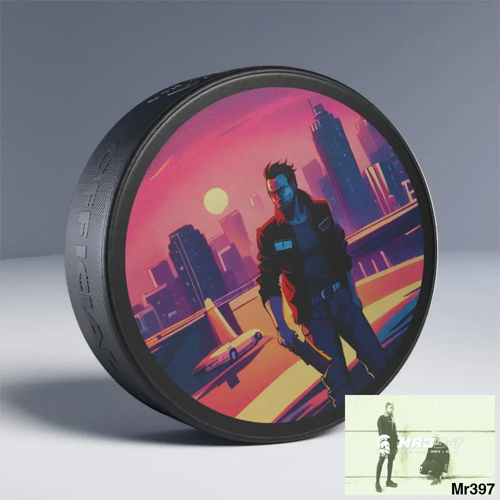 AI Vice theme Hockey Puck 3’’ Accessories