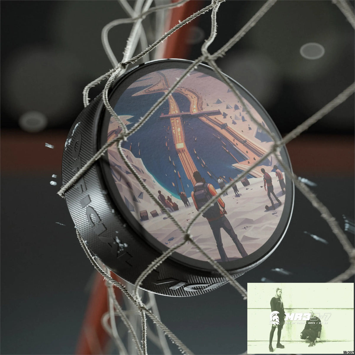 AI Vice theme Zanzibar to Kenya Hockey Puck 3’’ Accessories