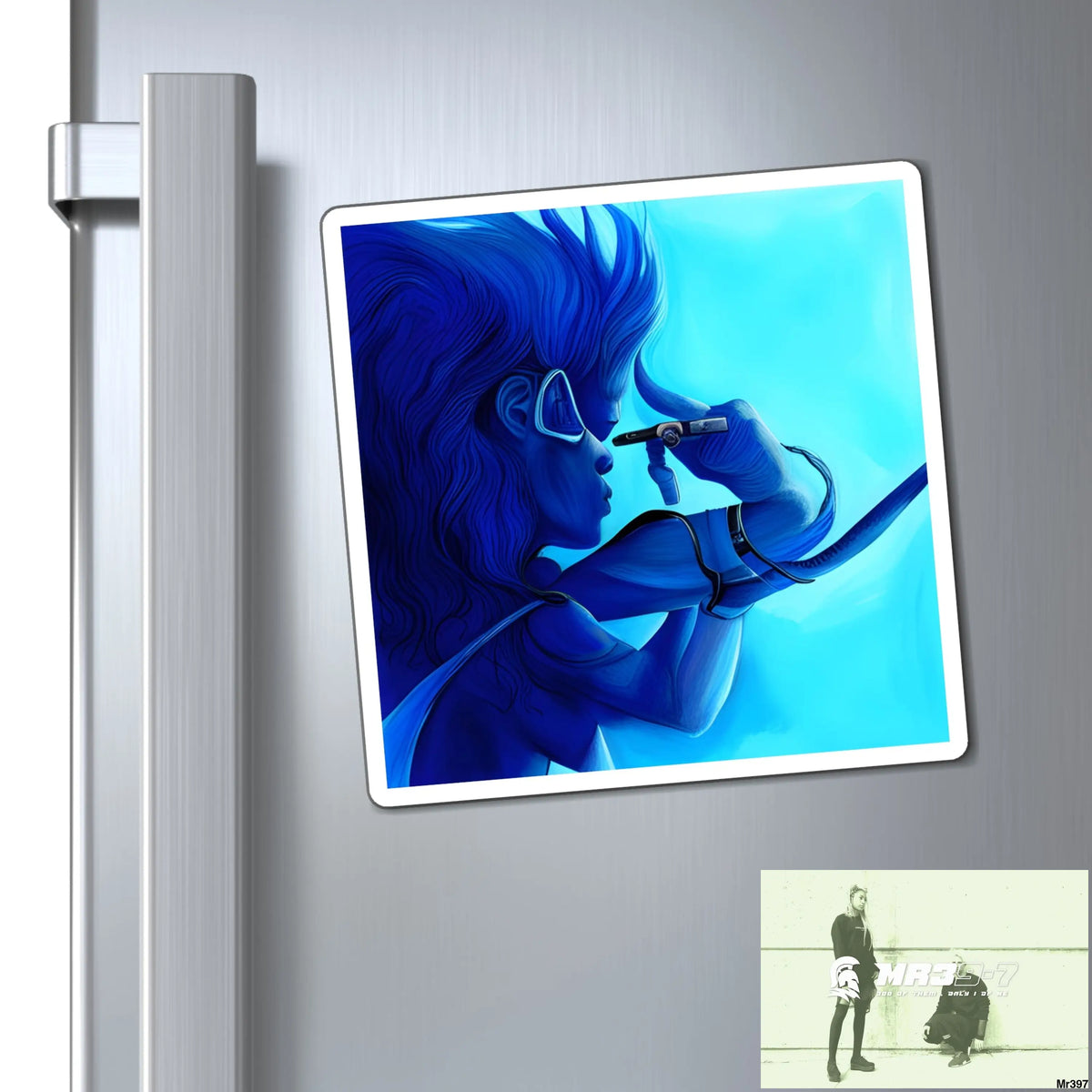 AI- Vigilant Vice Scuba dive Dahab theme Magnet Paper products