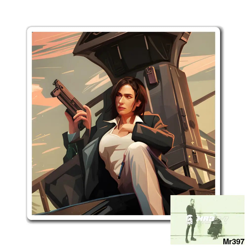 AI- Vigilante Vice theme 2010-12 3’’ × 3’’ Paper products