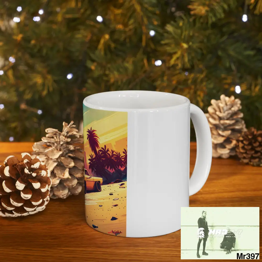 AI Vigilante Vice theme Ceramic Mug 11oz 11oz Mug