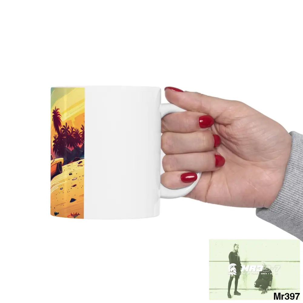 AI Vigilante Vice theme Ceramic Mug 11oz 11oz Mug