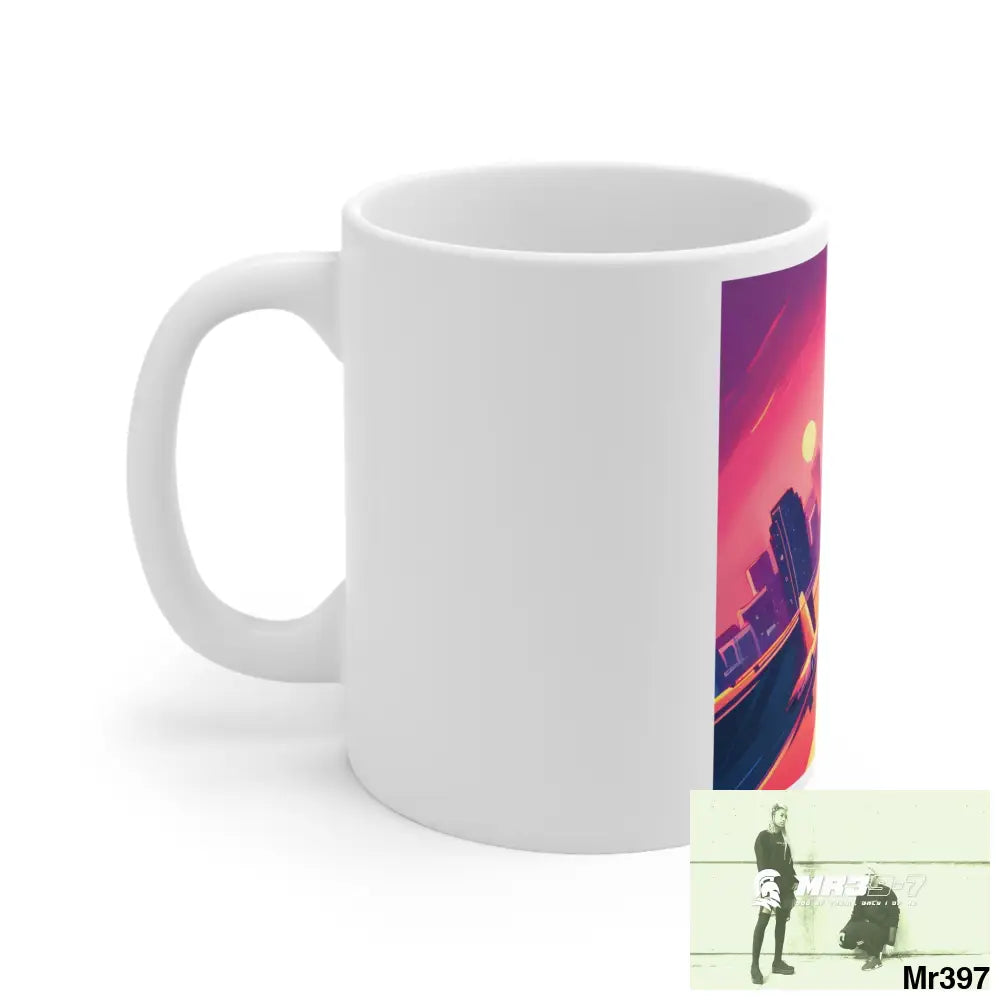 AI Vigilante Vice theme Ceramic Mug 11oz 11oz Mug
