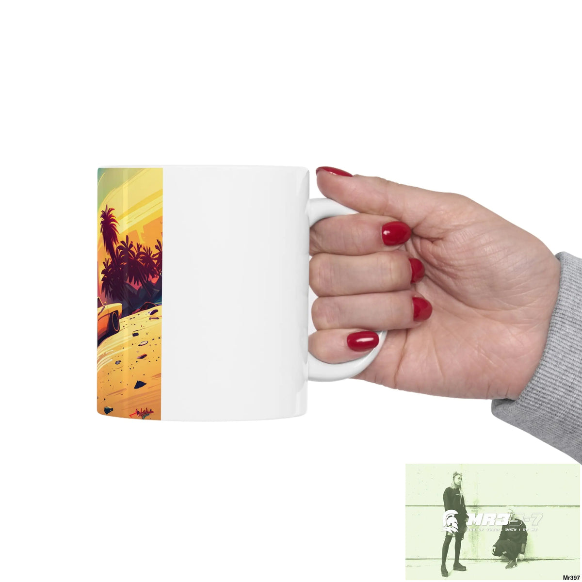 AI Vigilante Vice theme Ceramic Mug 11oz 11oz Mug