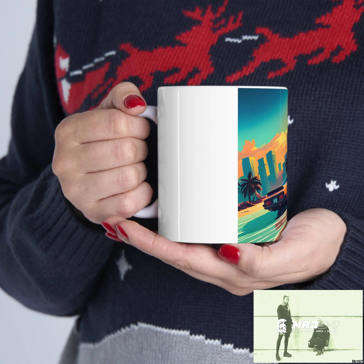 AI Vigilante Vice theme Ceramic Mug 11oz 11oz Mug