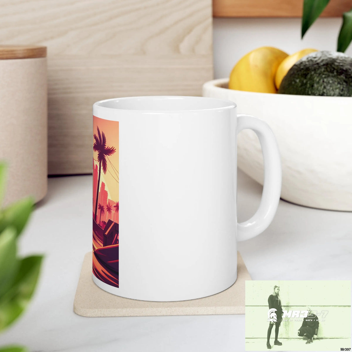 AI Vigilante Vice theme Ceramic Mug 11oz 11oz Mug