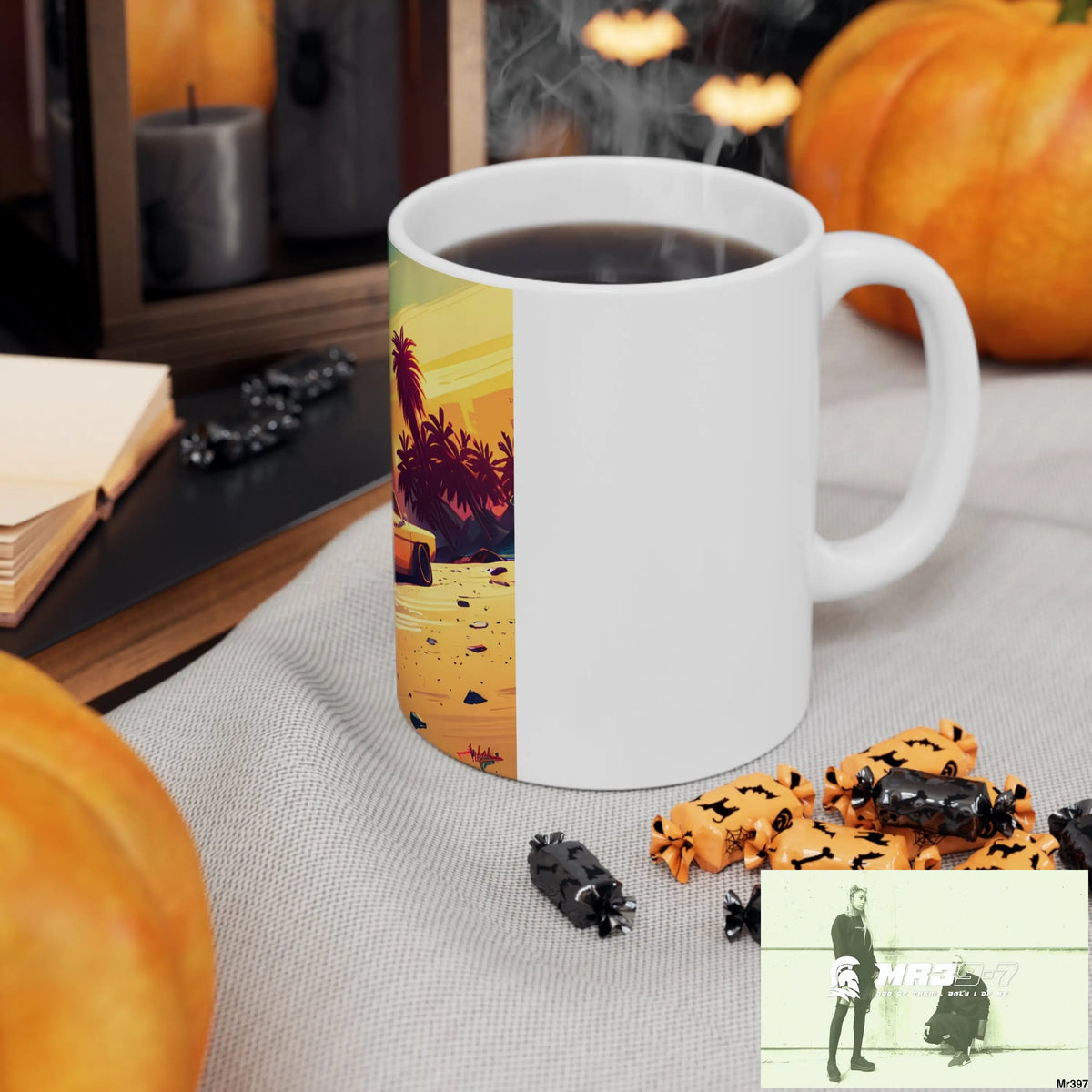 AI Vigilante Vice theme Ceramic Mug 11oz 11oz Mug