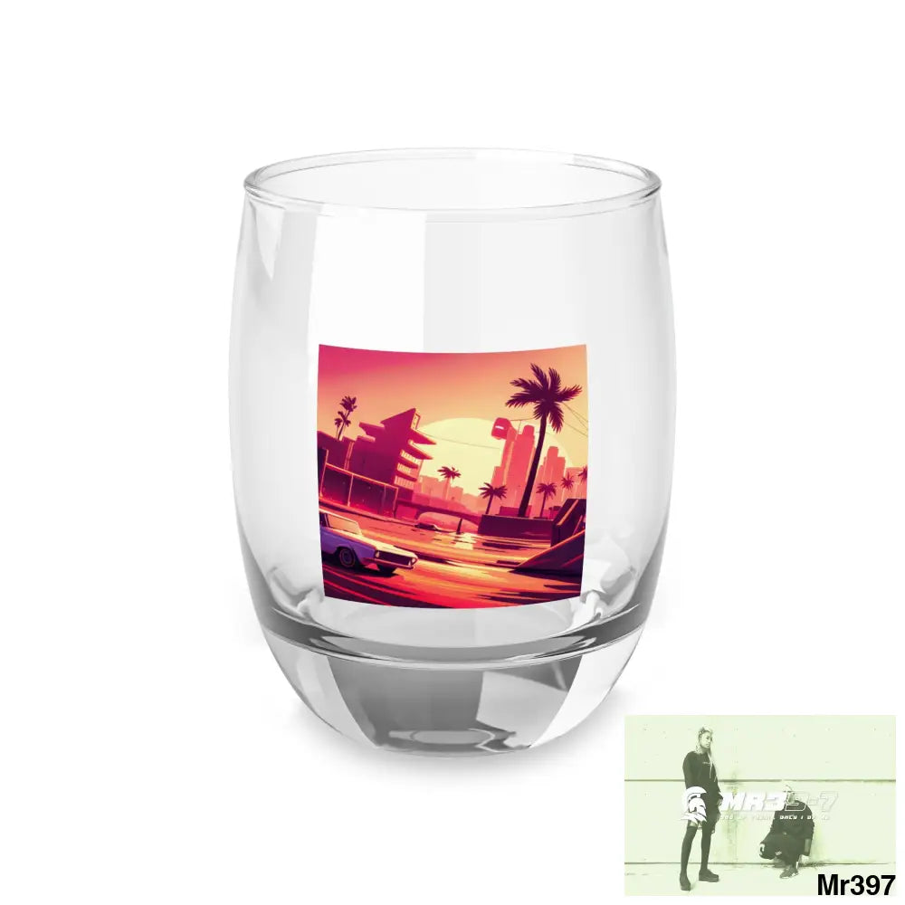 AI Vigilante vice theme Whiskey Glass 6oz Mug