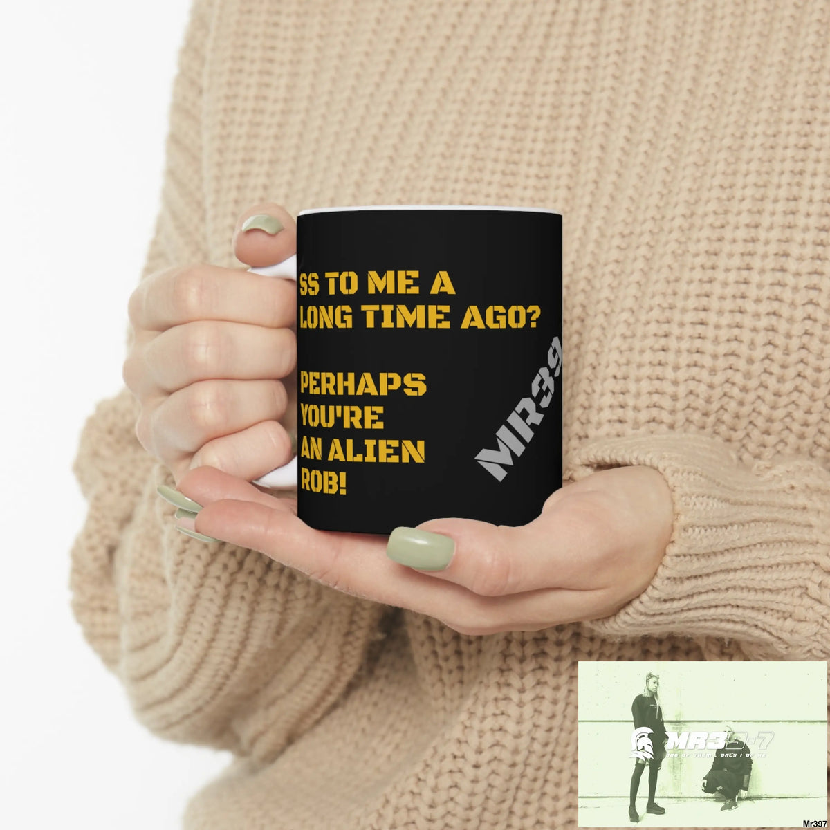 Alien in cool sunglasses Ceramic Mug 11oz 11oz Mug