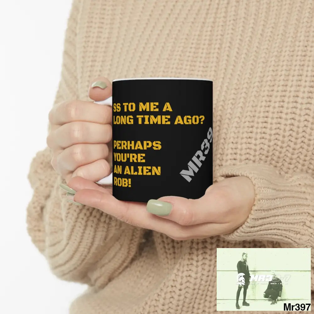 Alien in cool sunglasses Ceramic Mug 11oz 11oz Mug