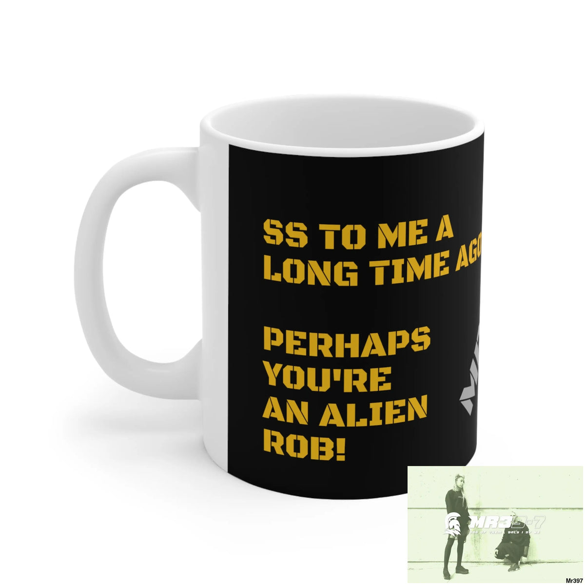 Alien in cool sunglasses Ceramic Mug 11oz 11oz Mug