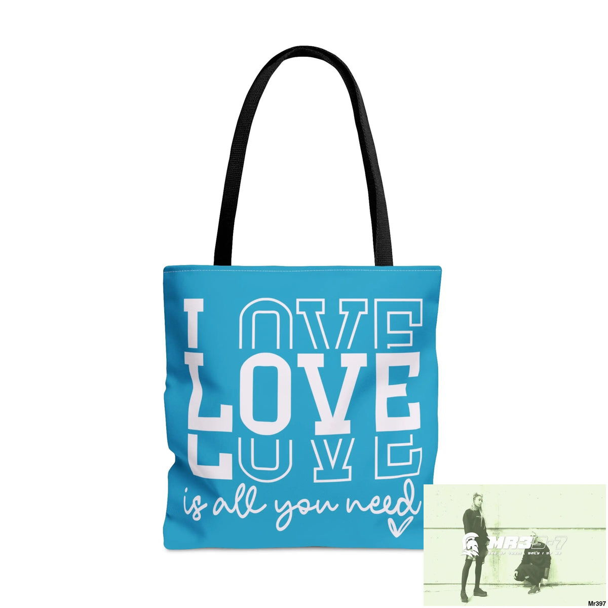 All you need is Love Tote Bag (AOP) Large Bags