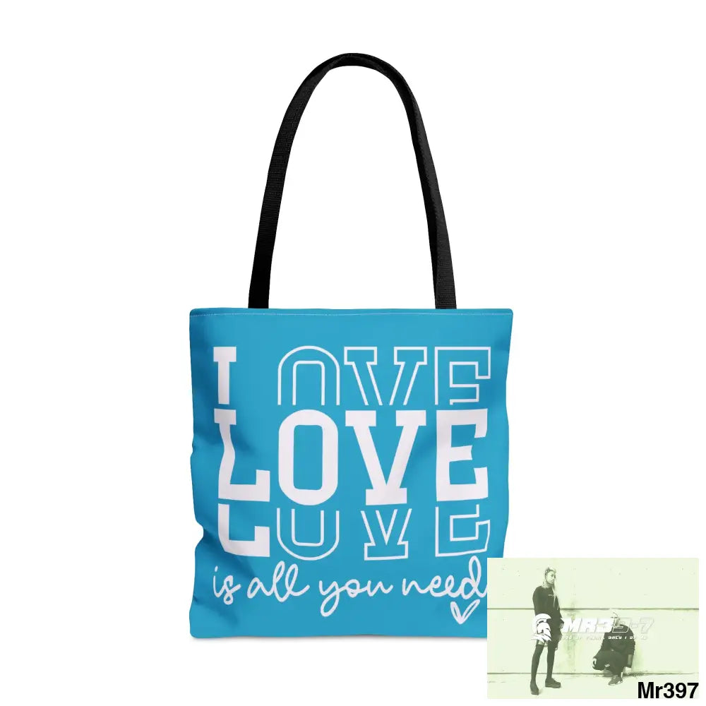 All you need is Love Tote Bag (AOP) Large Bags