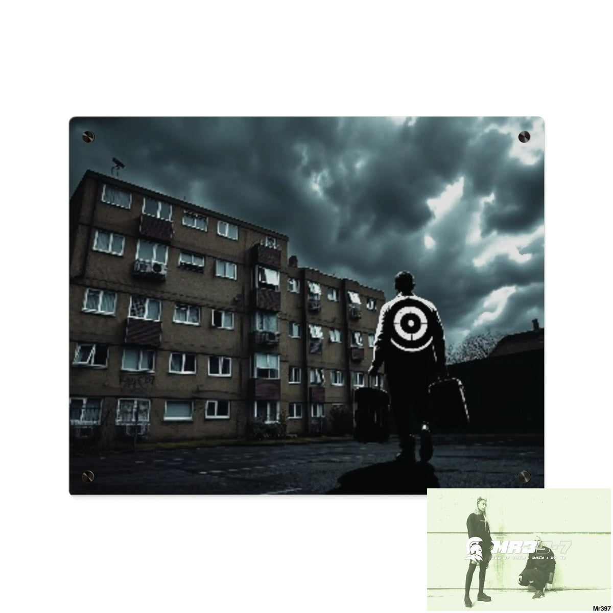 Arrival Death Flat 2628 days Covert Failures Ltd Edition no 22 Acrylic Wall Art Panels 20″ x 16″ (Horizontal) / 0.25’’