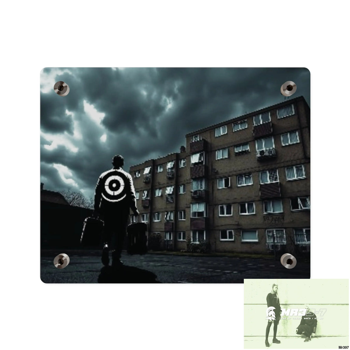 Arrival Death Flat 2628 days Covert Failures Ltd Edition no 22 Acrylic Wall Art Panels Home Decor