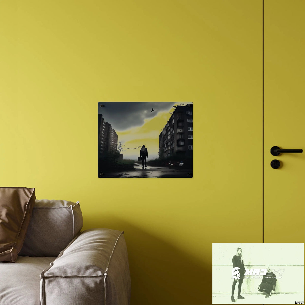 Arrival Death no 5 Flat 2628 days Covert Failures Ltd Edition no 22 Acrylic Wall Art Panels Home Decor