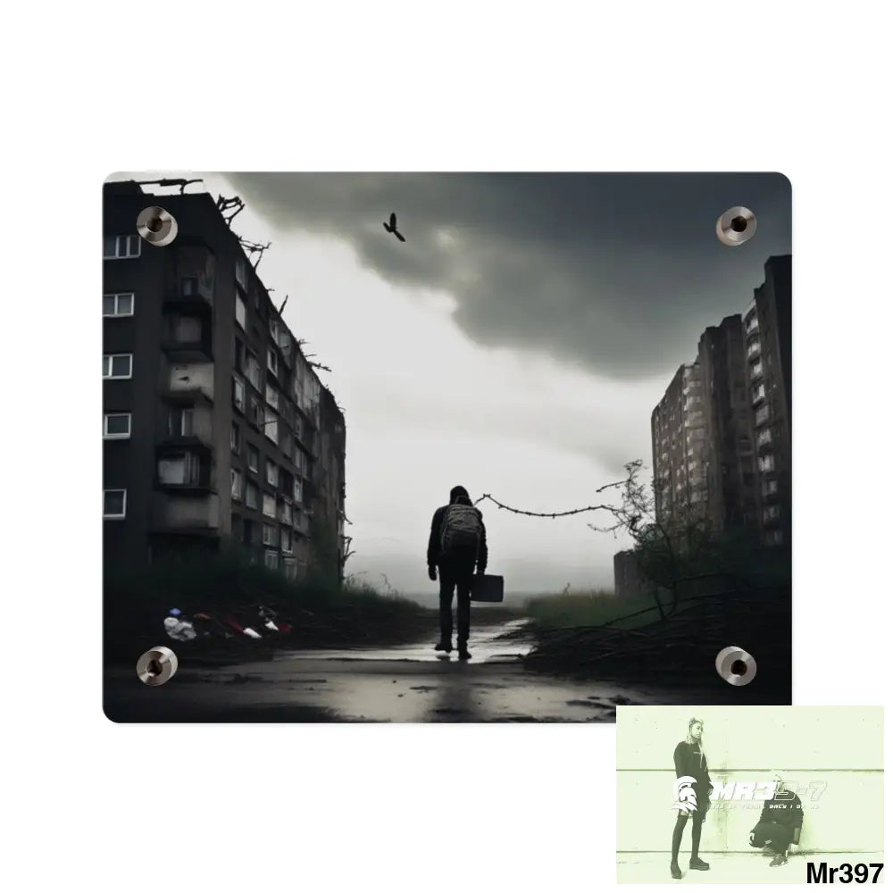 Arrival Death no 5 Flat 2628 days Covert Failures Ltd Edition no 22 Acrylic Wall Art Panels Home Decor