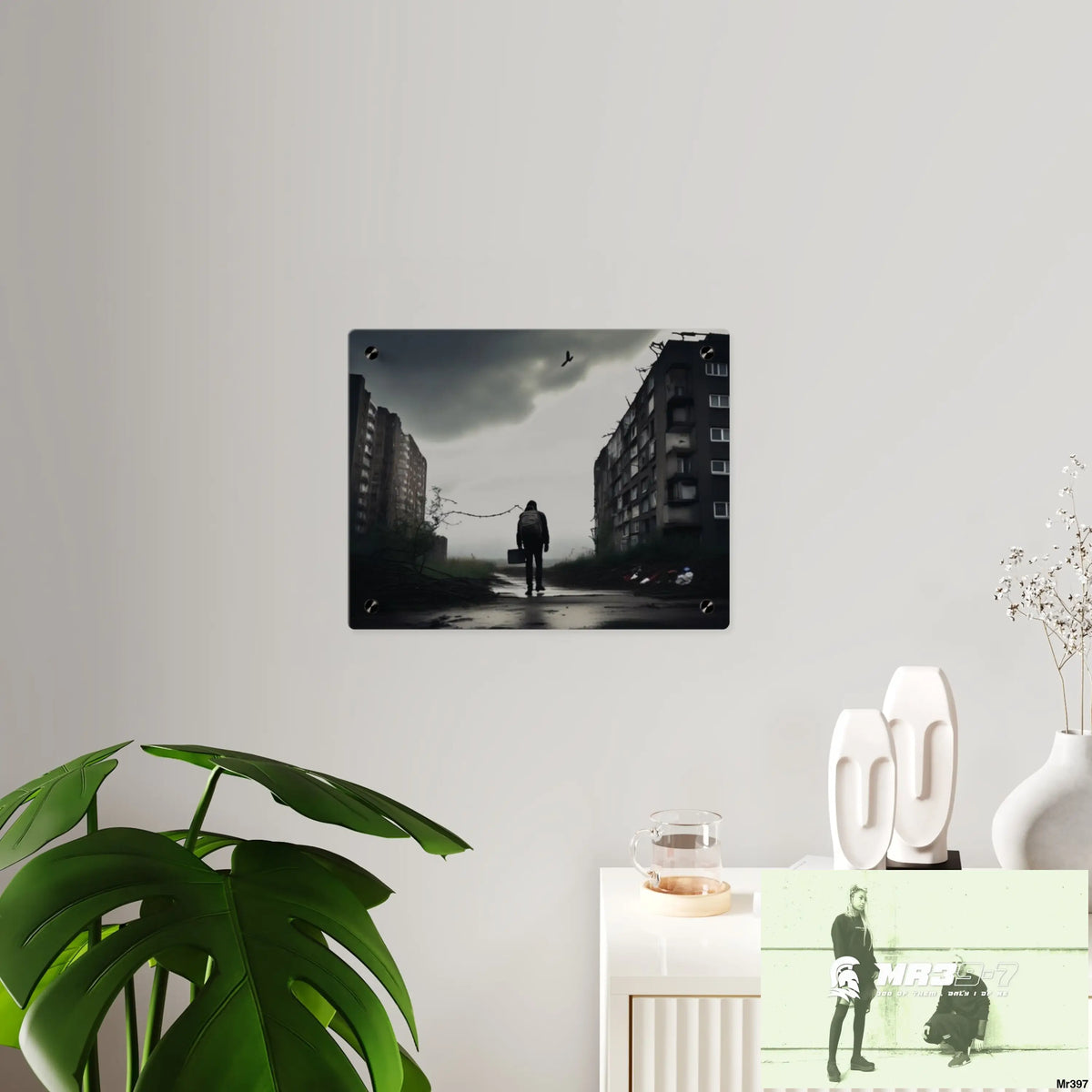 Arrival Death no 5 Flat 2628 days Covert Failures Ltd Edition no 22 Acrylic Wall Art Panels Home Decor