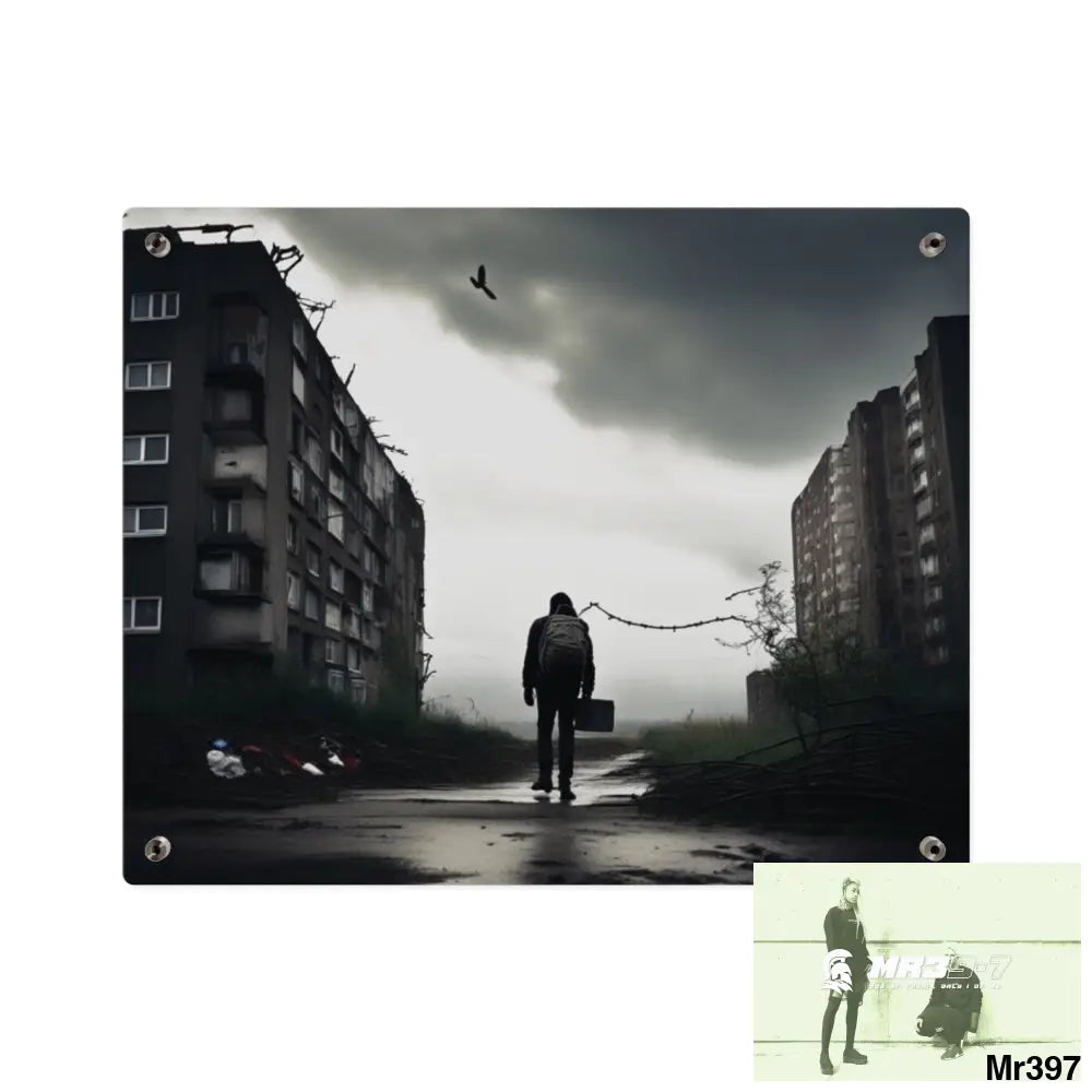 Arrival Death no 5 Flat 2628 days Covert Failures Ltd Edition no 22 Acrylic Wall Art Panels Home Decor