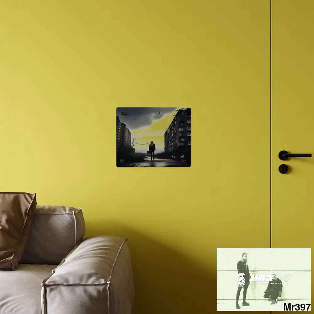 Arrival Death no 5 Flat 2628 days Covert Failures Ltd Edition no 22 Acrylic Wall Art Panels Home Decor