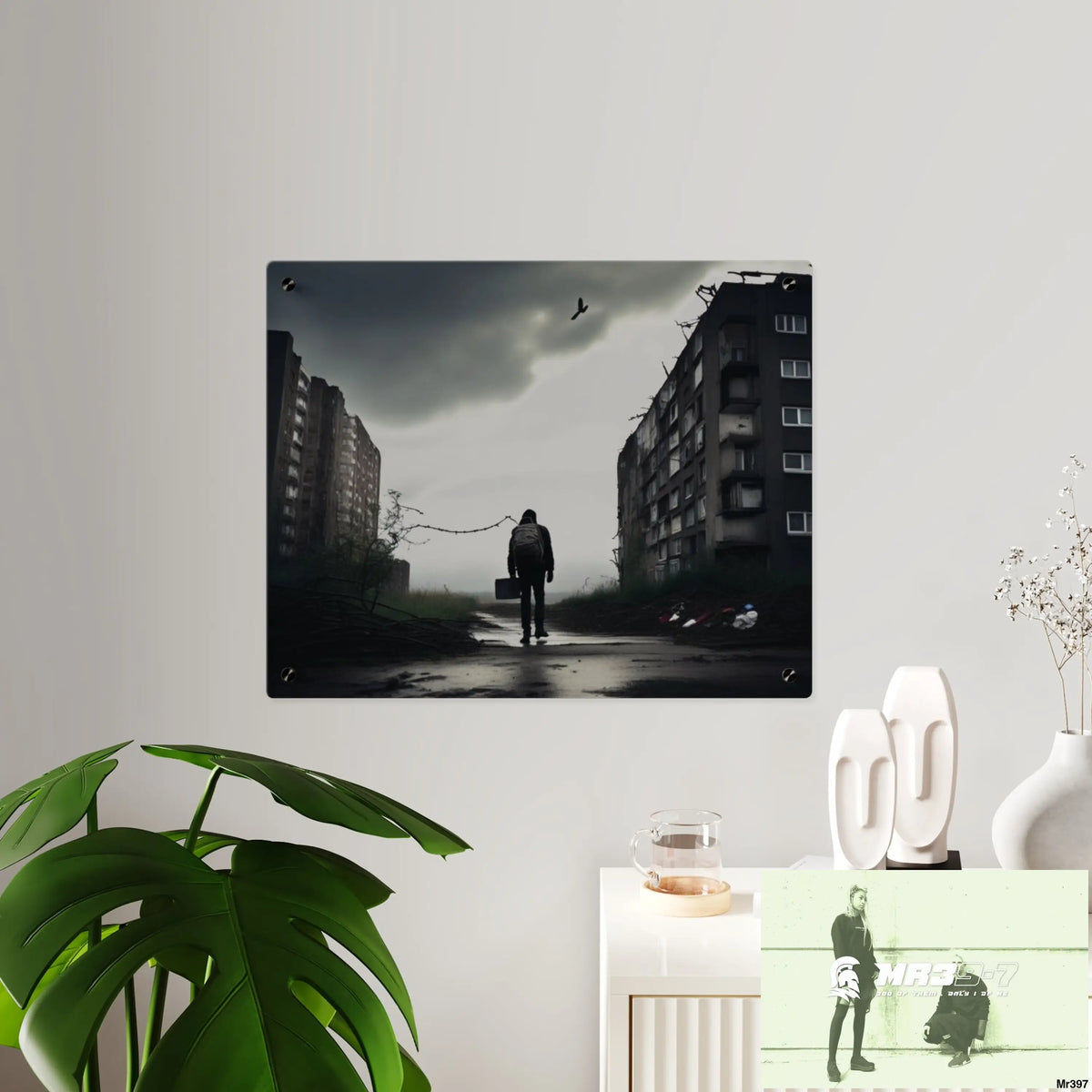 Arrival Death no 5 Flat 2628 days Covert Failures Ltd Edition no 22 Acrylic Wall Art Panels Home Decor