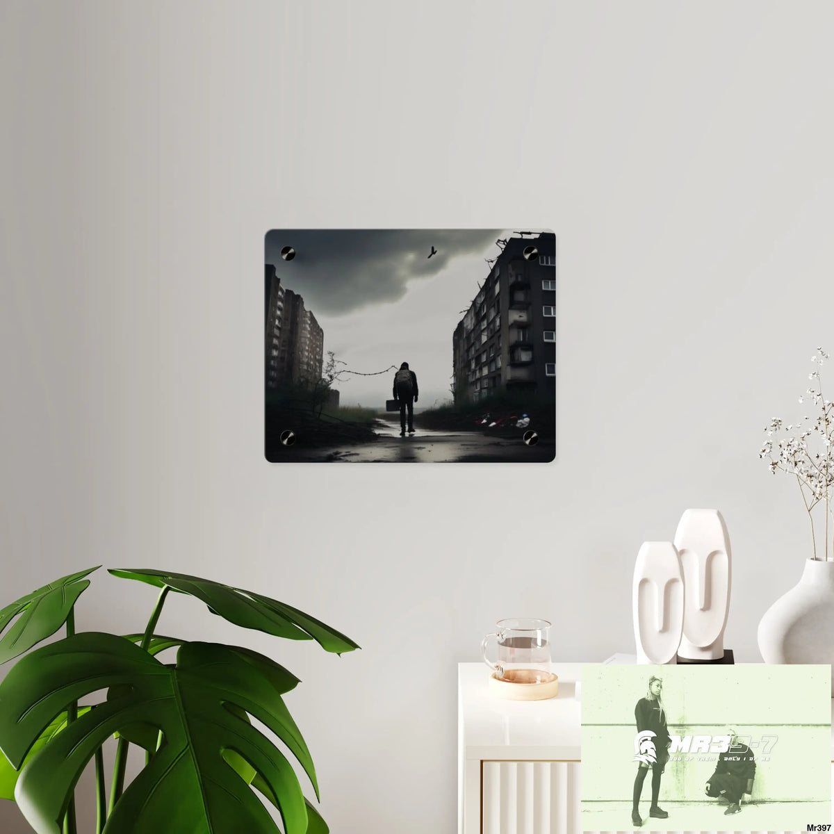 Arrival Death no 5 Flat 2628 days Covert Failures Ltd Edition no 22 Acrylic Wall Art Panels Home Decor