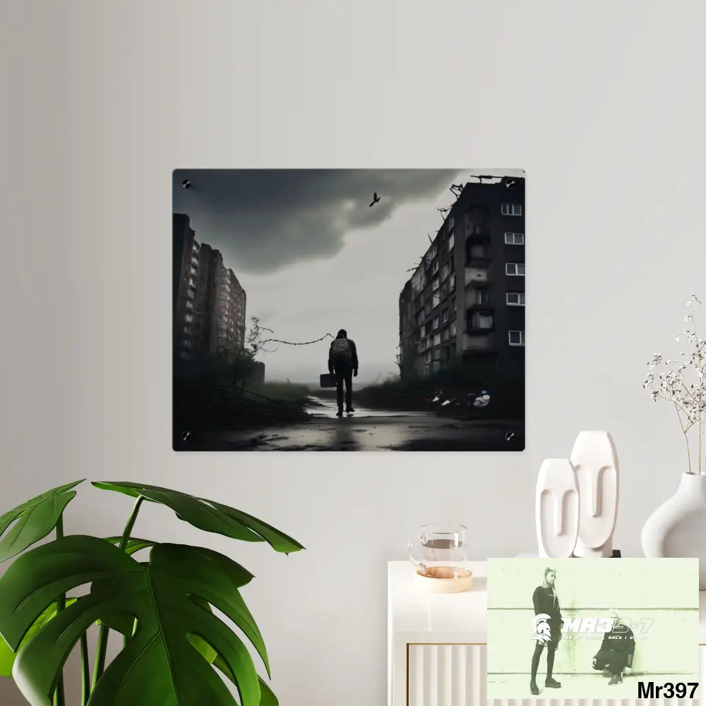 Arrival Death no 5 Flat 2628 days Covert Failures Ltd Edition no 22 Acrylic Wall Art Panels Home Decor