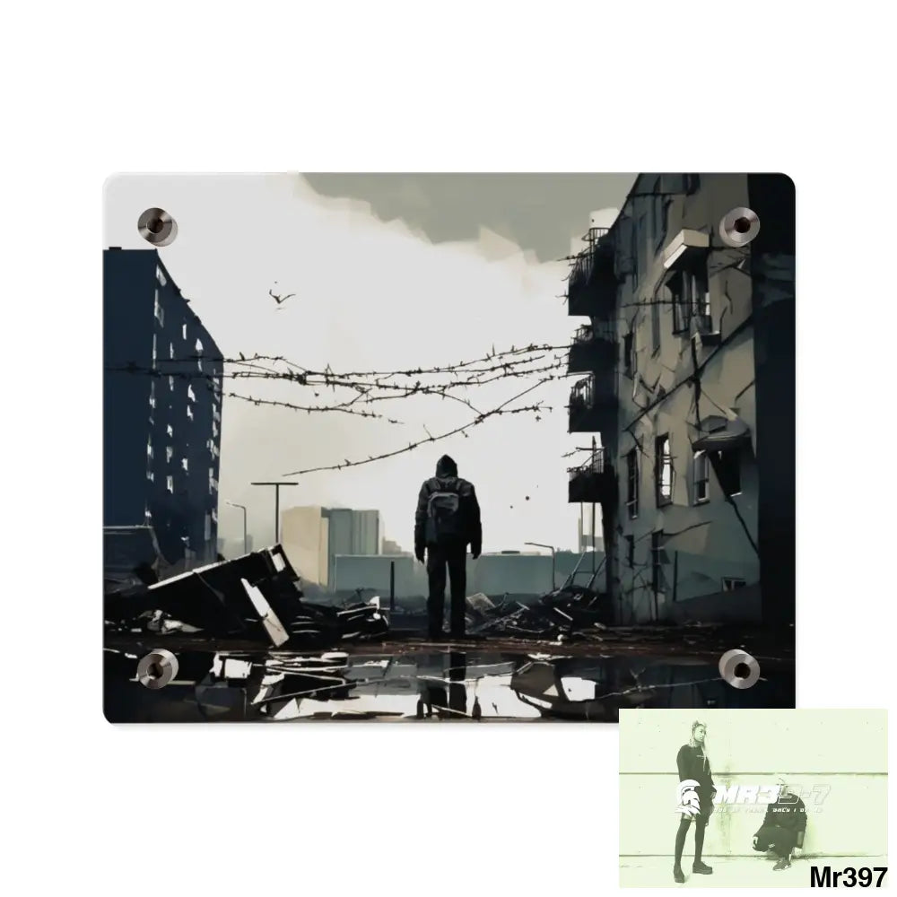 Arrival no 3 Death Flat 2628 days Covert Failures Ltd Edition no 22 Acrylic Wall Art Panels Home Decor