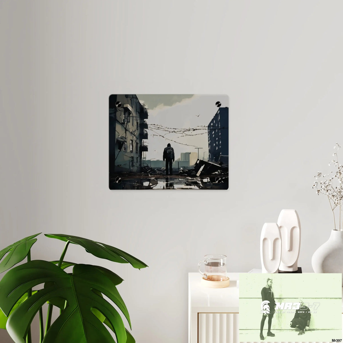Arrival no 3 Death Flat 2628 days Covert Failures Ltd Edition no 22 Acrylic Wall Art Panels Home Decor