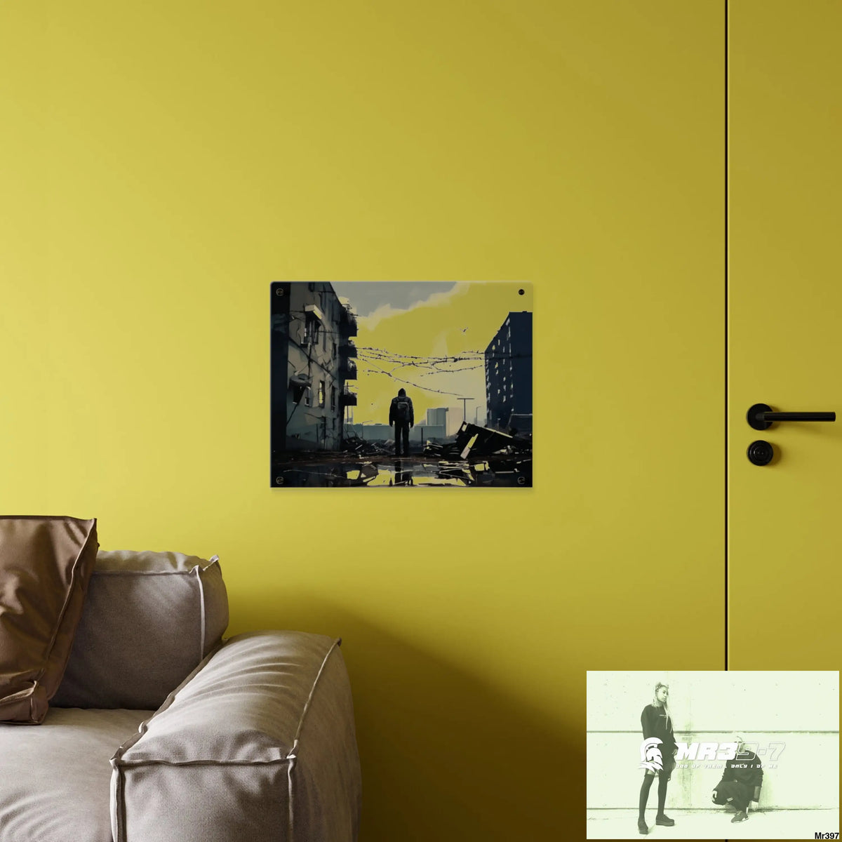 Arrival no 3 Death Flat 2628 days Covert Failures Ltd Edition no 22 Acrylic Wall Art Panels Home Decor