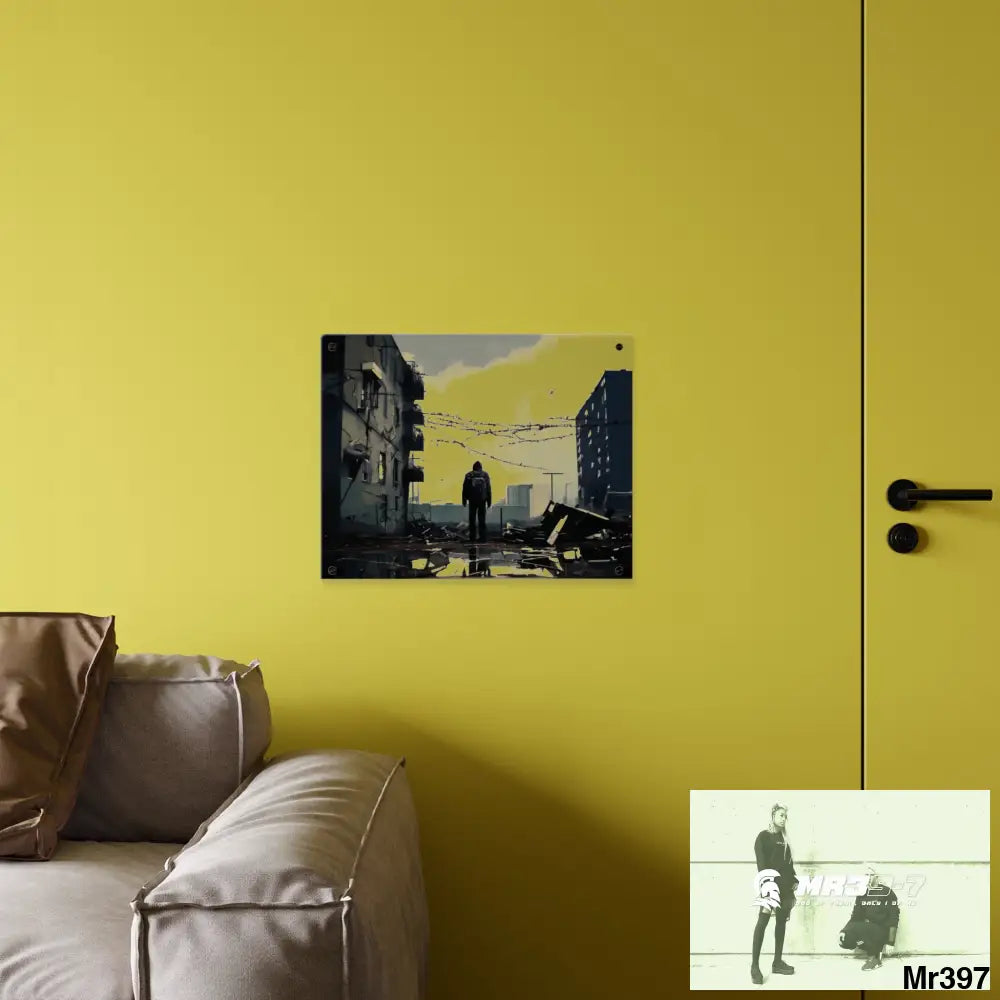 Arrival no 3 Death Flat 2628 days Covert Failures Ltd Edition no 22 Acrylic Wall Art Panels Home Decor