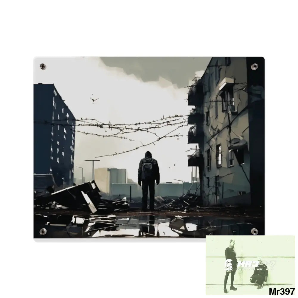 Arrival no 3 Death Flat 2628 days Covert Failures Ltd Edition no 22 Acrylic Wall Art Panels Home Decor