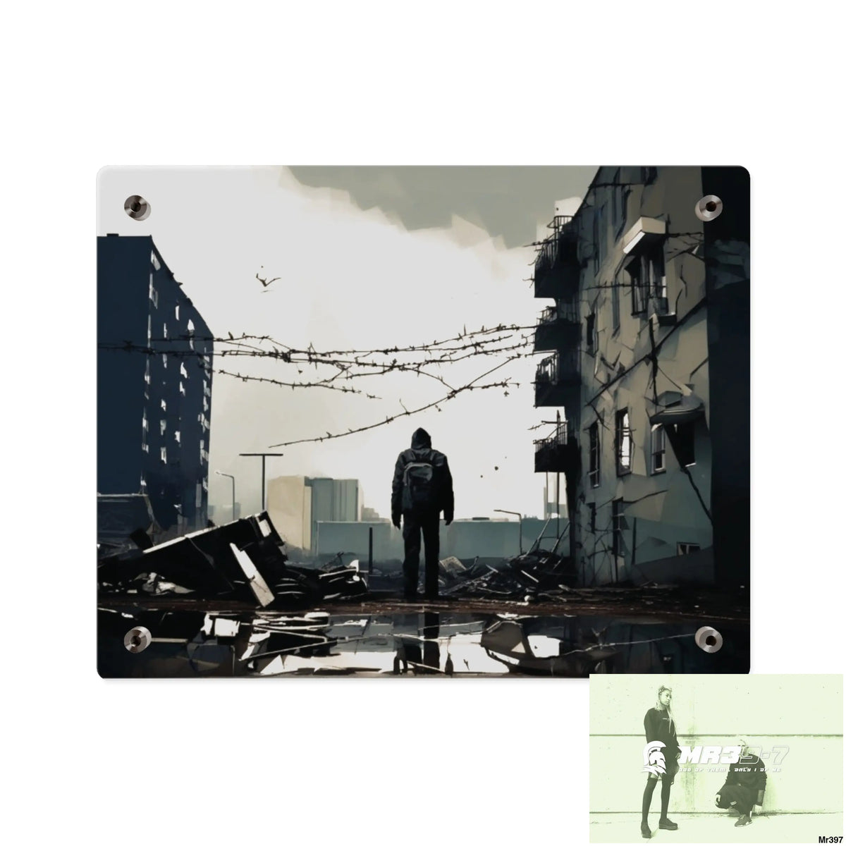 Arrival no 3 Death Flat 2628 days Covert Failures Ltd Edition no 22 Acrylic Wall Art Panels Home Decor