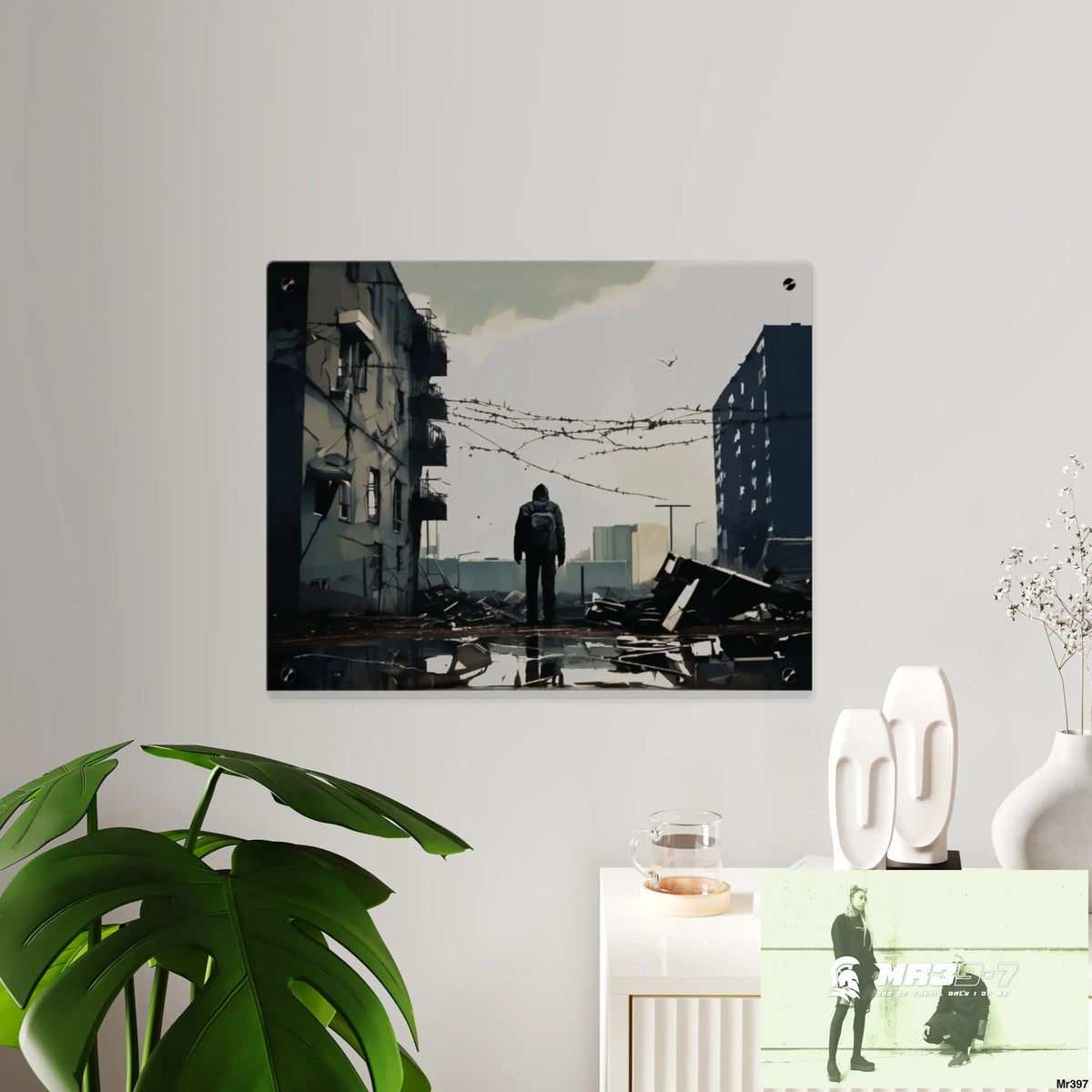 Arrival no 3 Death Flat 2628 days Covert Failures Ltd Edition no 22 Acrylic Wall Art Panels Home Decor